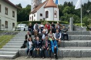 Schnappschuss der internationalen Jury während der Stippvisite in Perasdorf.